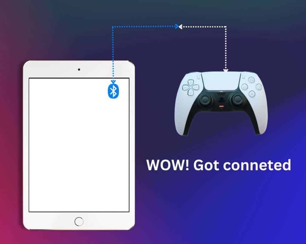 how to connect ps5 controller to ipad